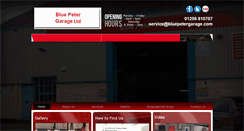 Desktop Screenshot of bluepetergarage.com